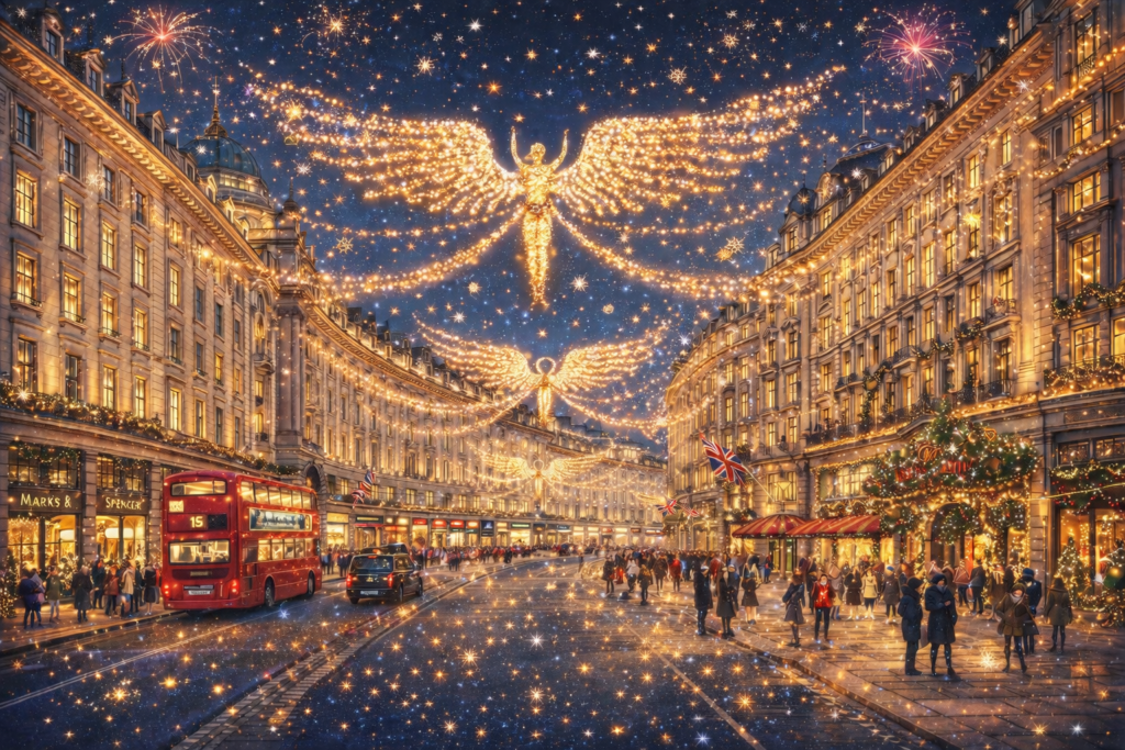 リージェントストリートクリスマスイルミネーション